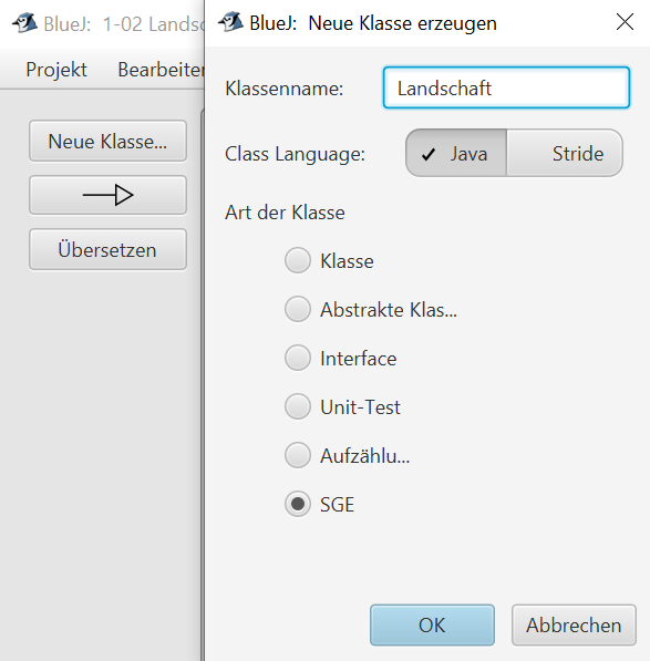 1.3 Die Landschaft – das erste Programm 1.3 Die Landschaft – das erste Programm