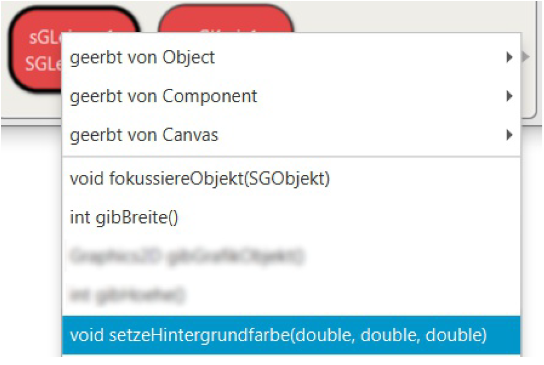 1.2 Objekte und Klassen in BlueJ und SGE 1.2 Objekte und Klassen in BlueJ und SGE